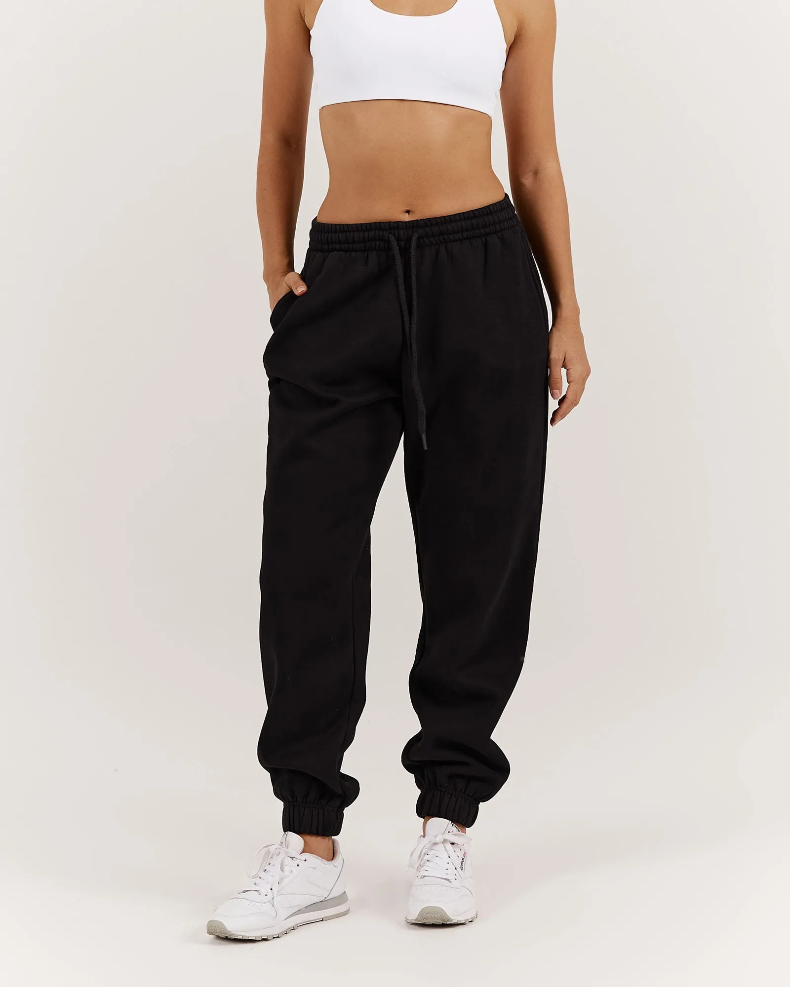 OVERSIZED TRACKIES - BLACK