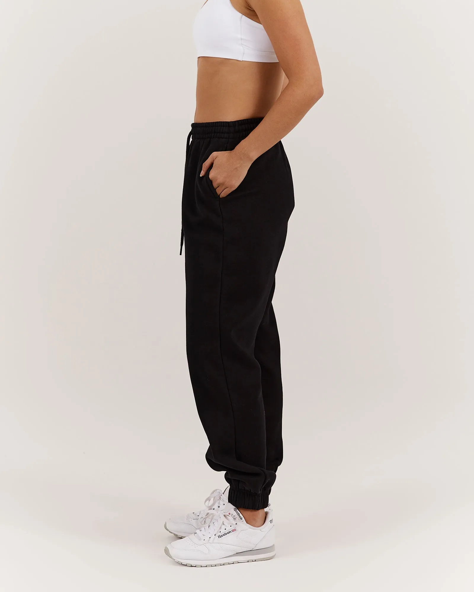 OVERSIZED TRACKIES - BLACK