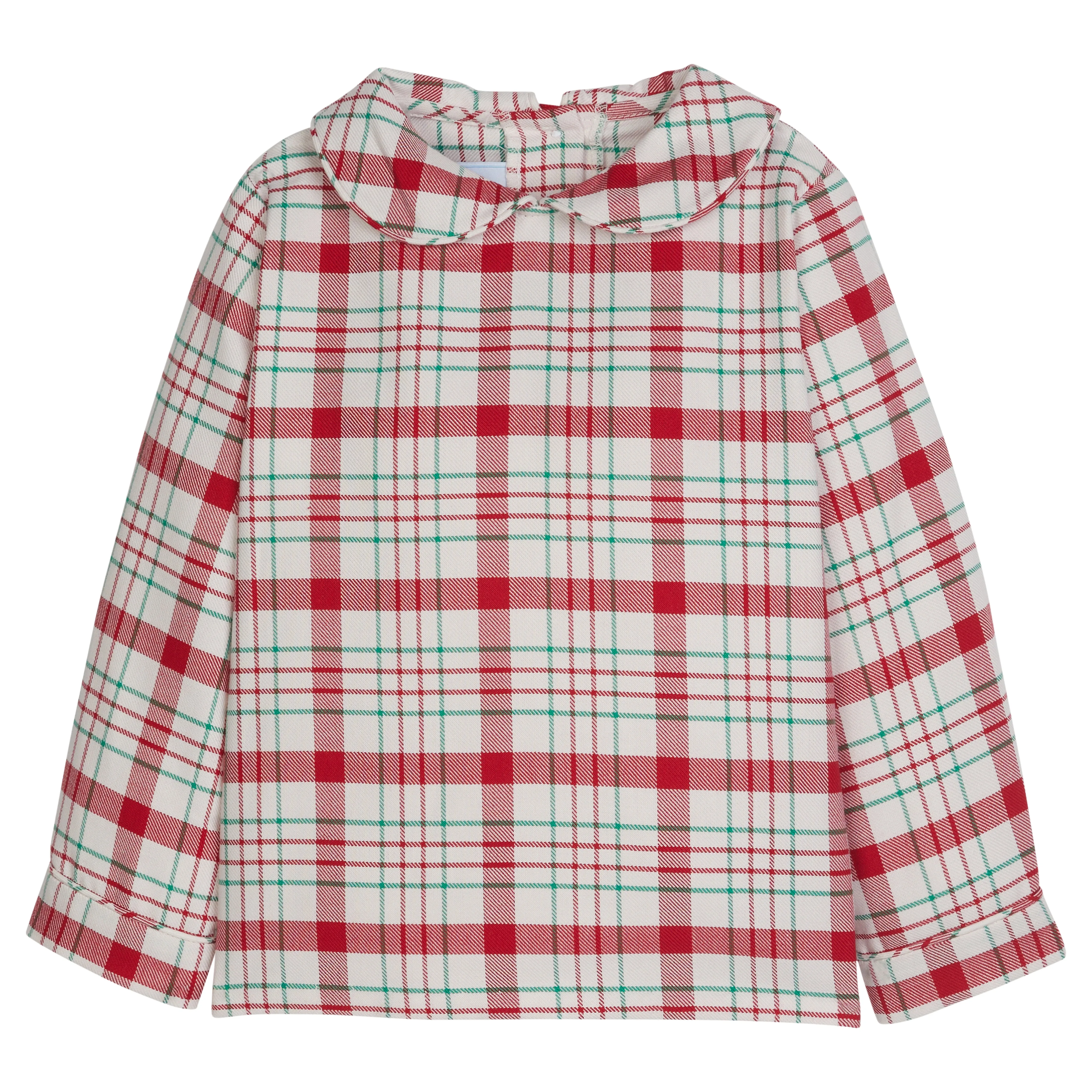 Peter Pan Shirt - Holiday Plaid