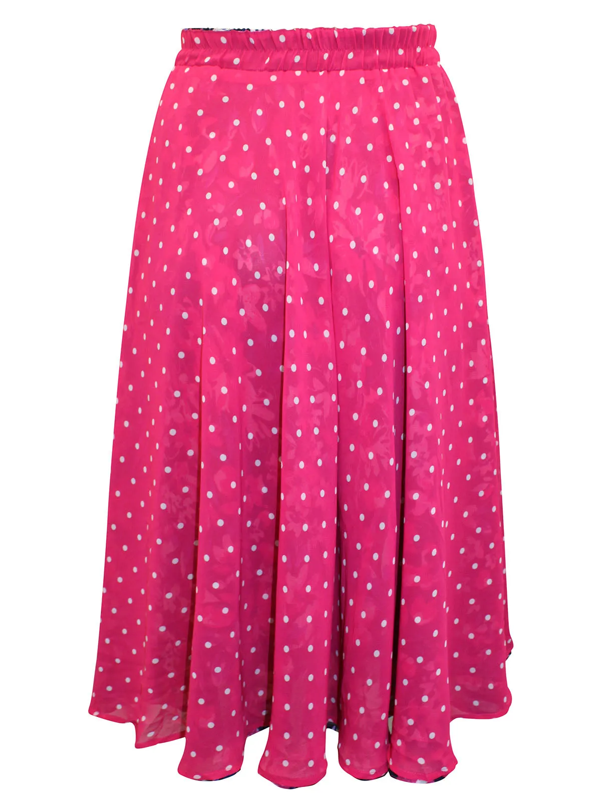 Pink Reversible Printed Pull On Skirt