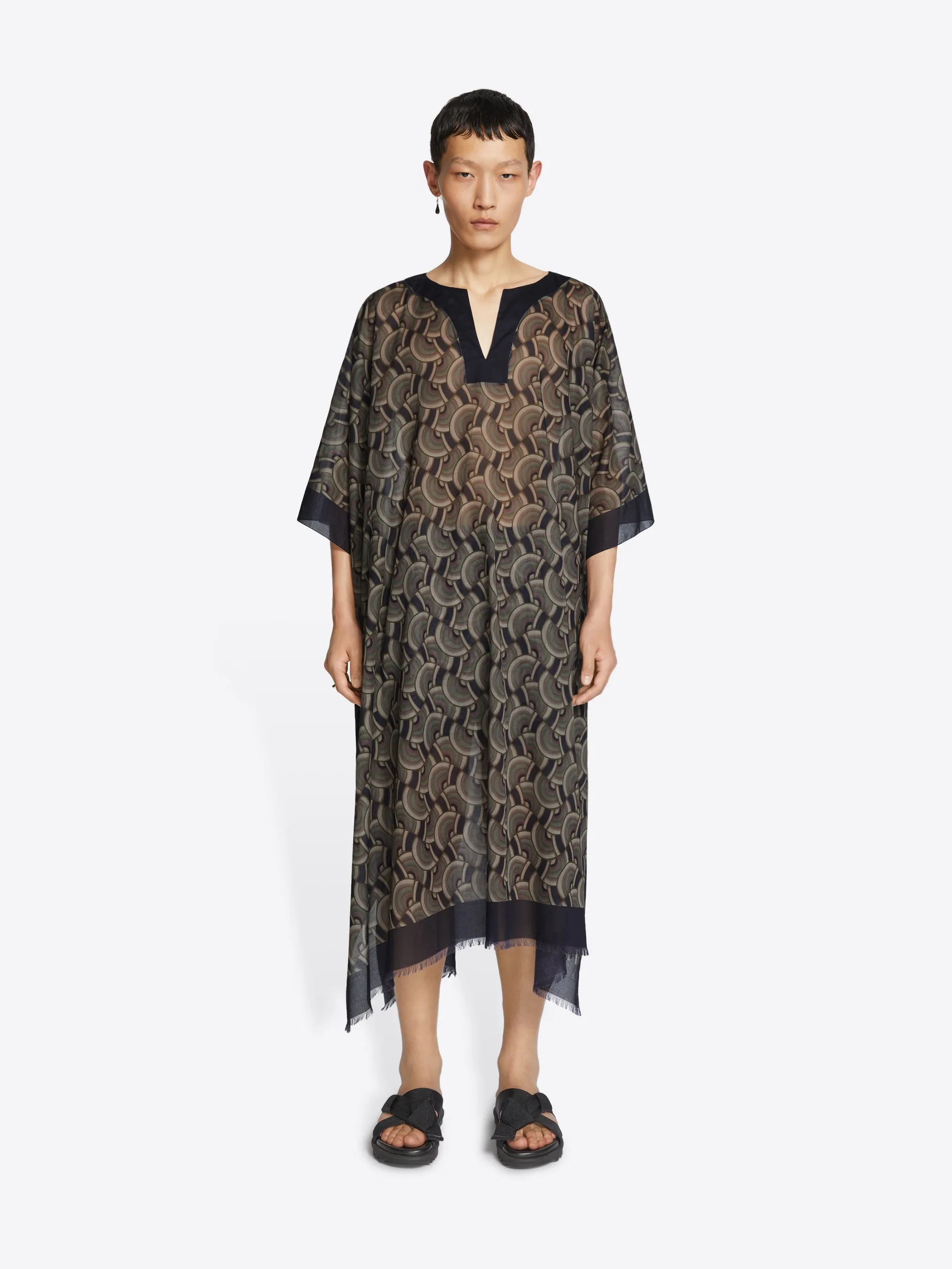 Printed kaftan