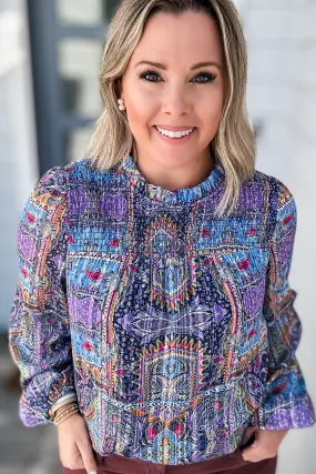 Printed York Blouse