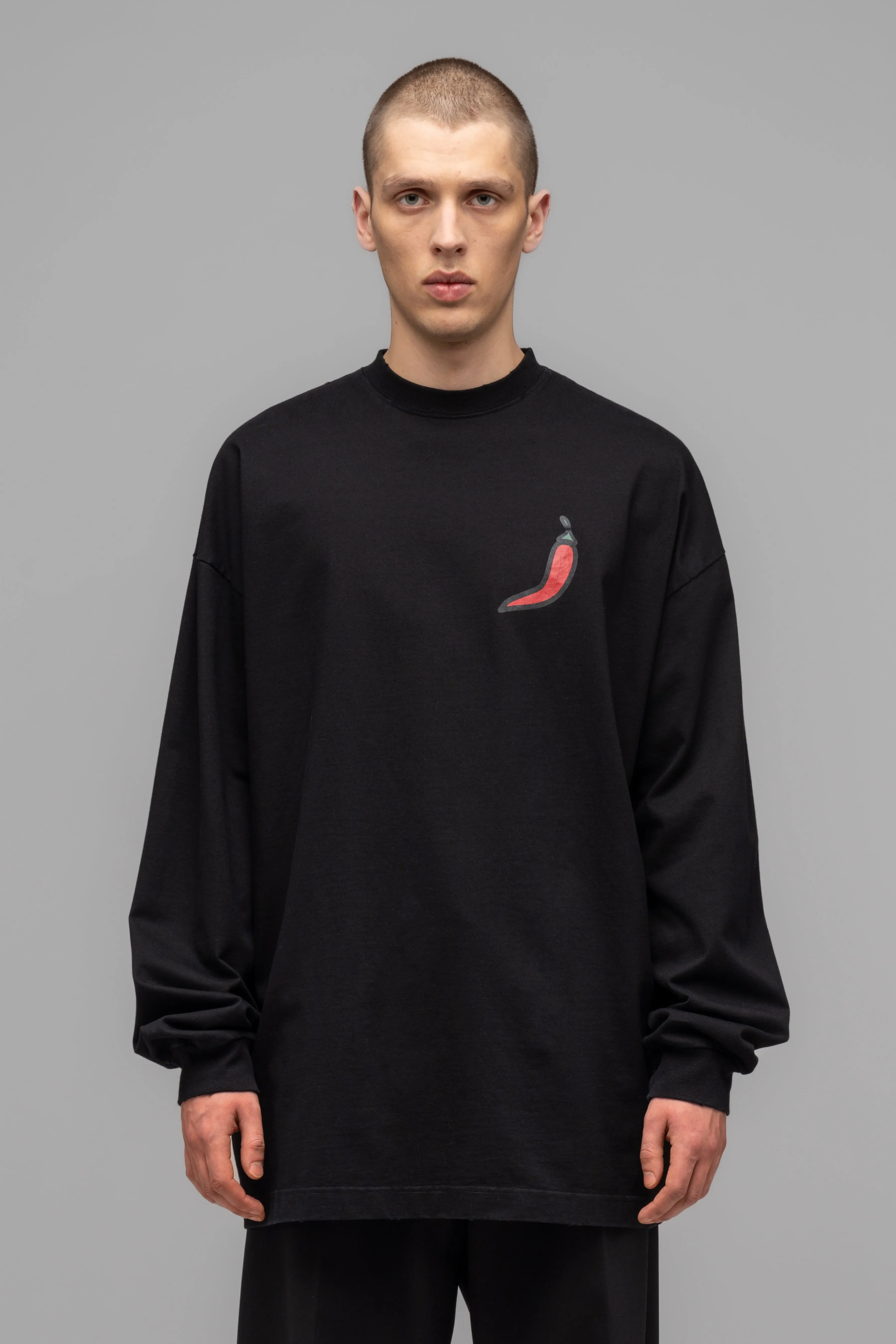 "OFFICE FRUIT" OVERSIZED LONGSLEEVE