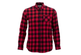 RED MEN'S PLAID SHIRT