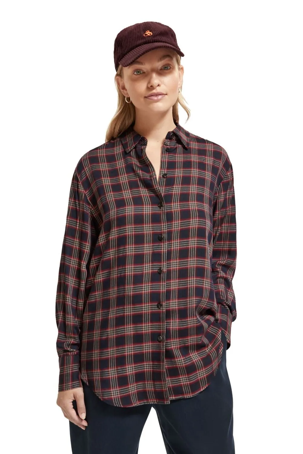 Relaxed Fit Shirt | Shadow Plaid