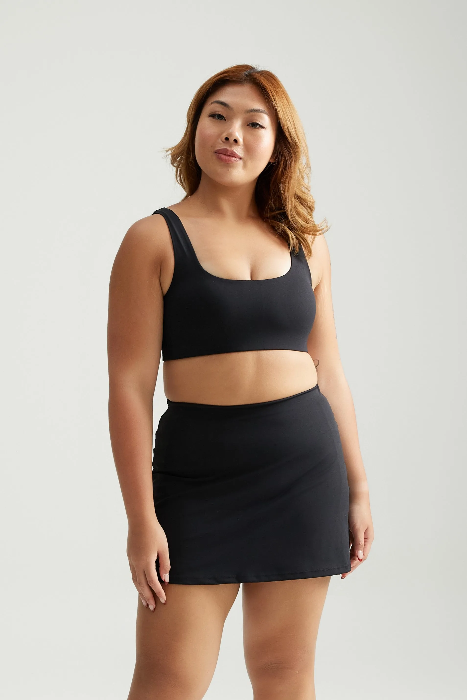 Reversible Bra in Black Sesame