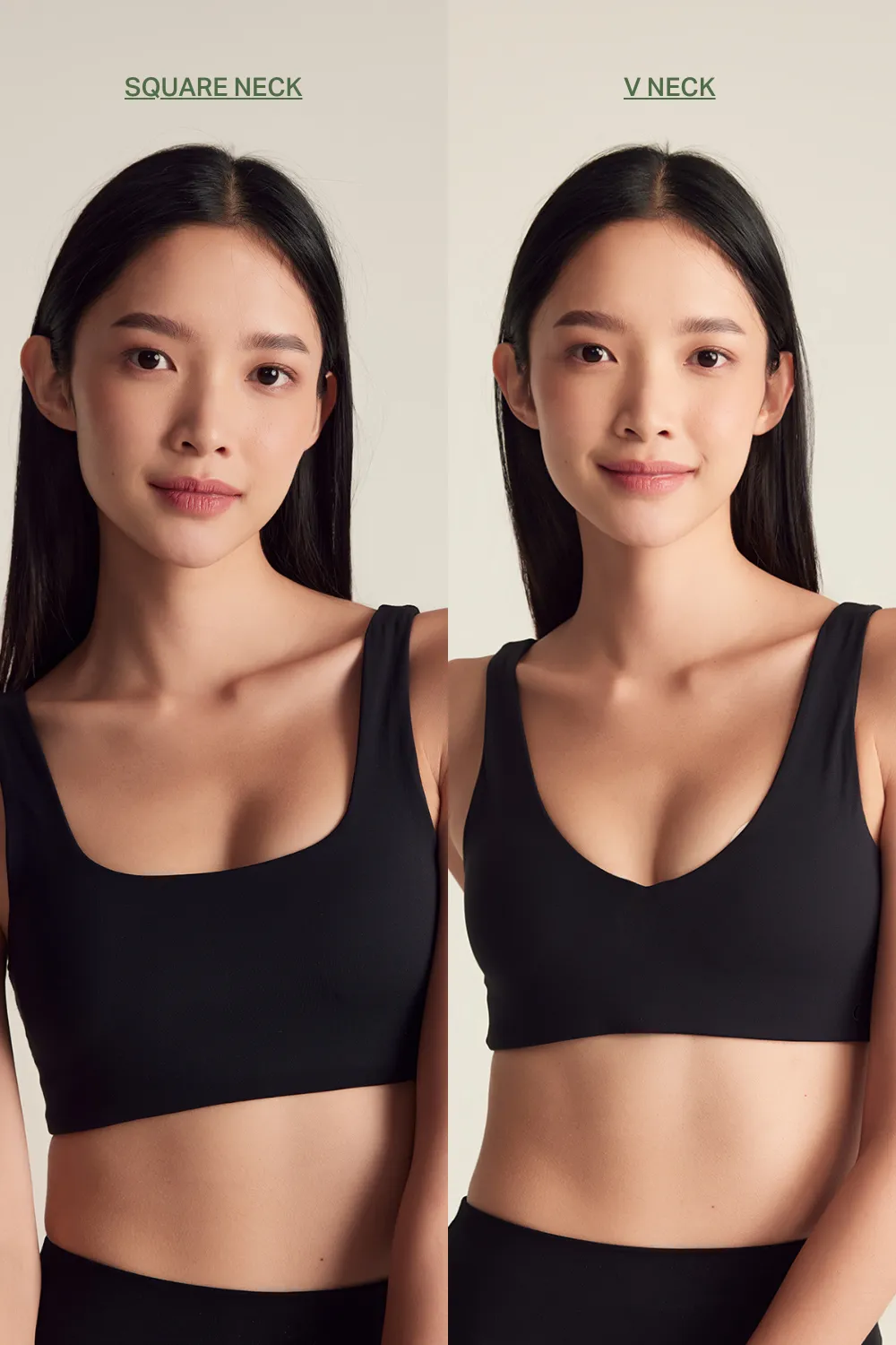 Reversible Bra in Black Sesame