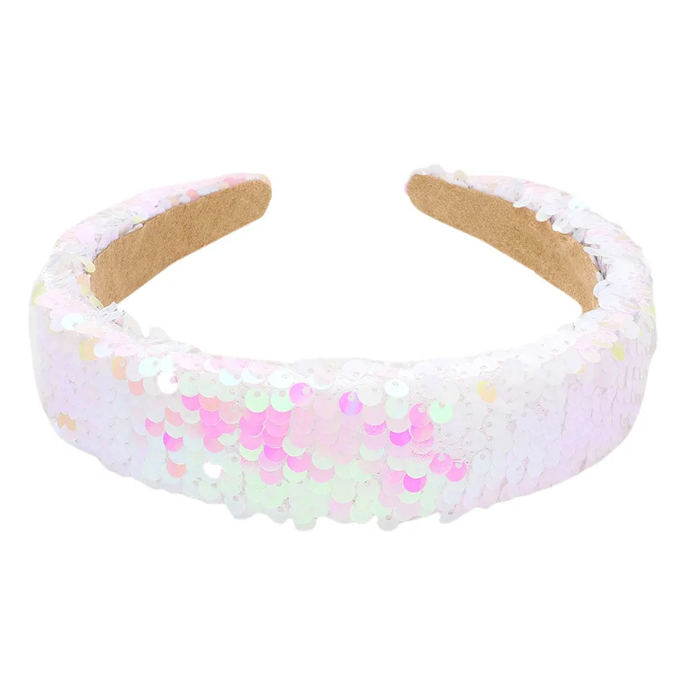 Reversible Sequin Headband