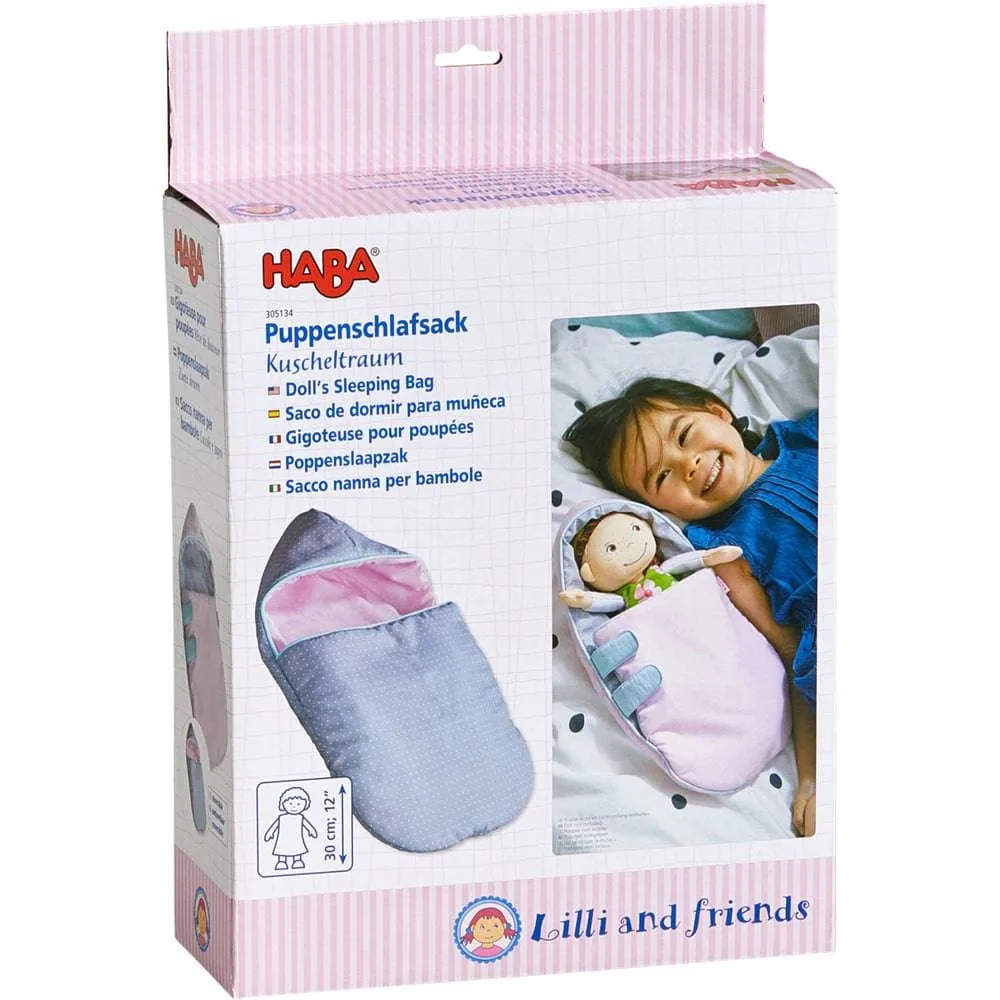 Reversible Sleeping Bag for 12"-13.5" Dolls