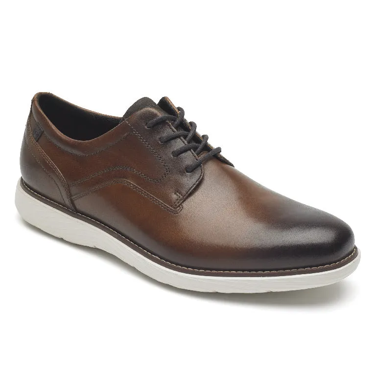 Rockport Garett Plain Toe Cognac   