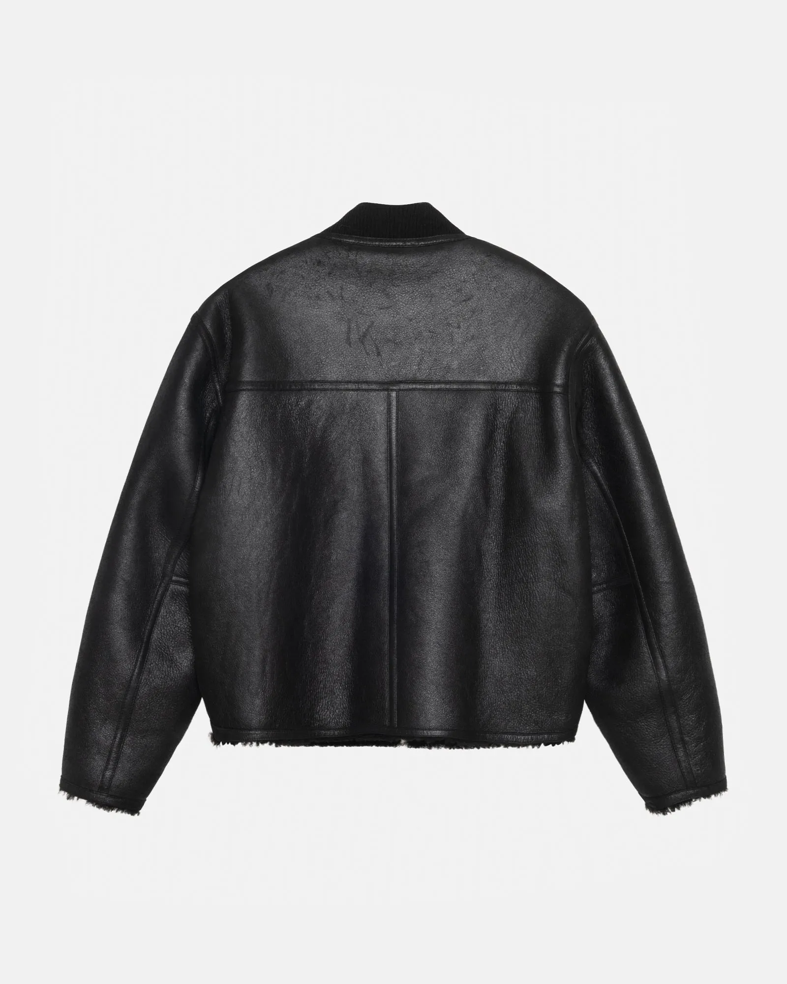 SHEARLING REVERSIBLE BOMBER