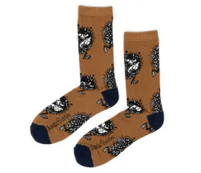 Stinky`s Getaway Men Socks - Brown