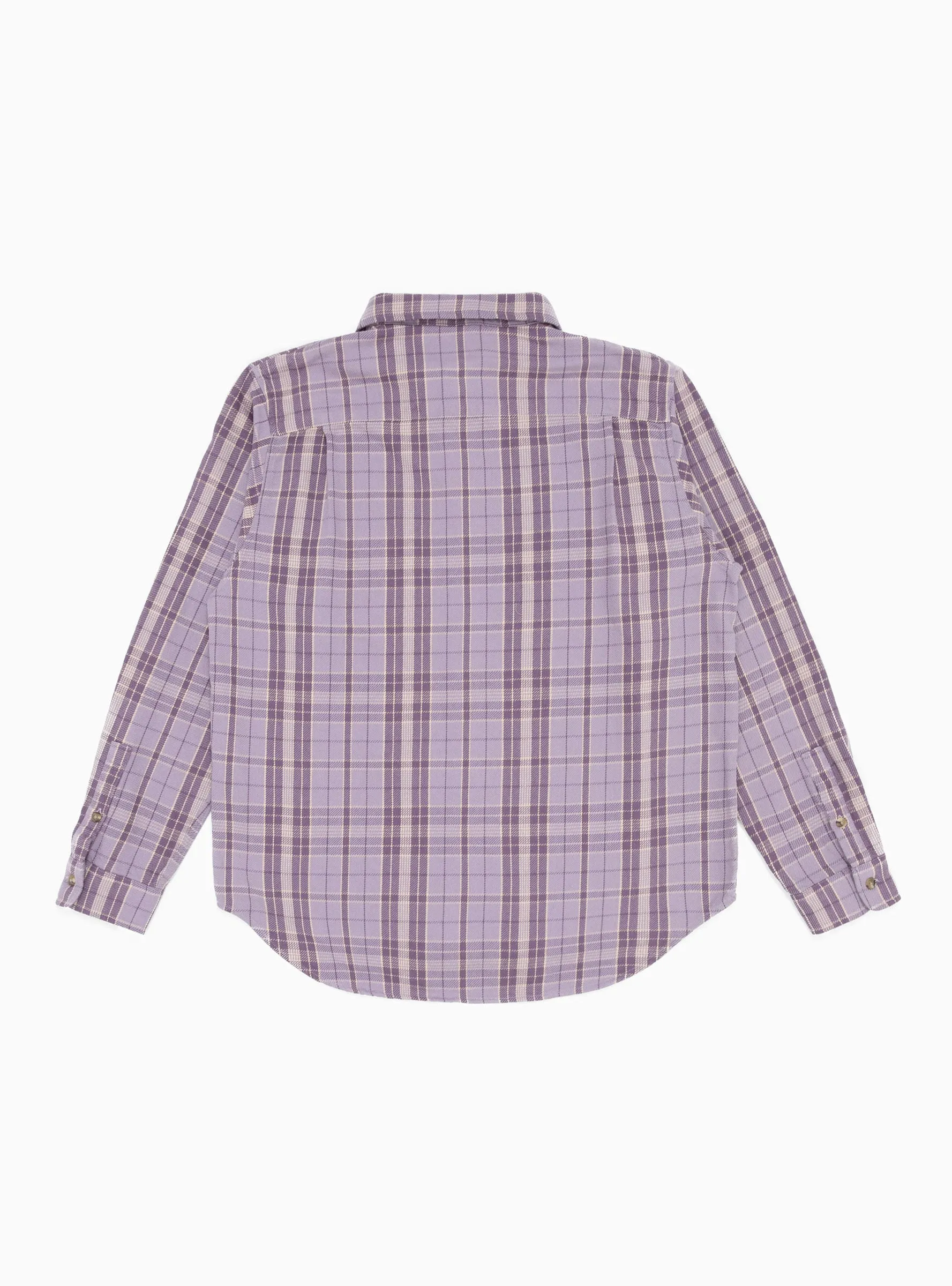 Stones Plaid Shirt Lavender