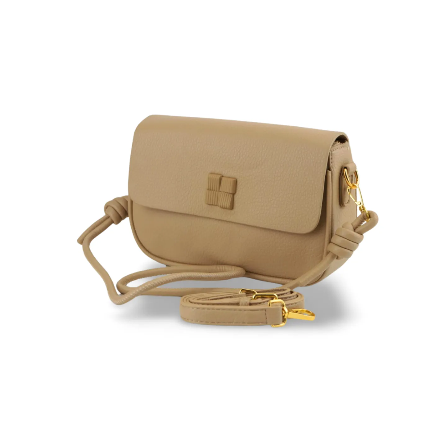 Stylish Crossbody Bag with Adjustable Strap and Gold Hardware Art-2012