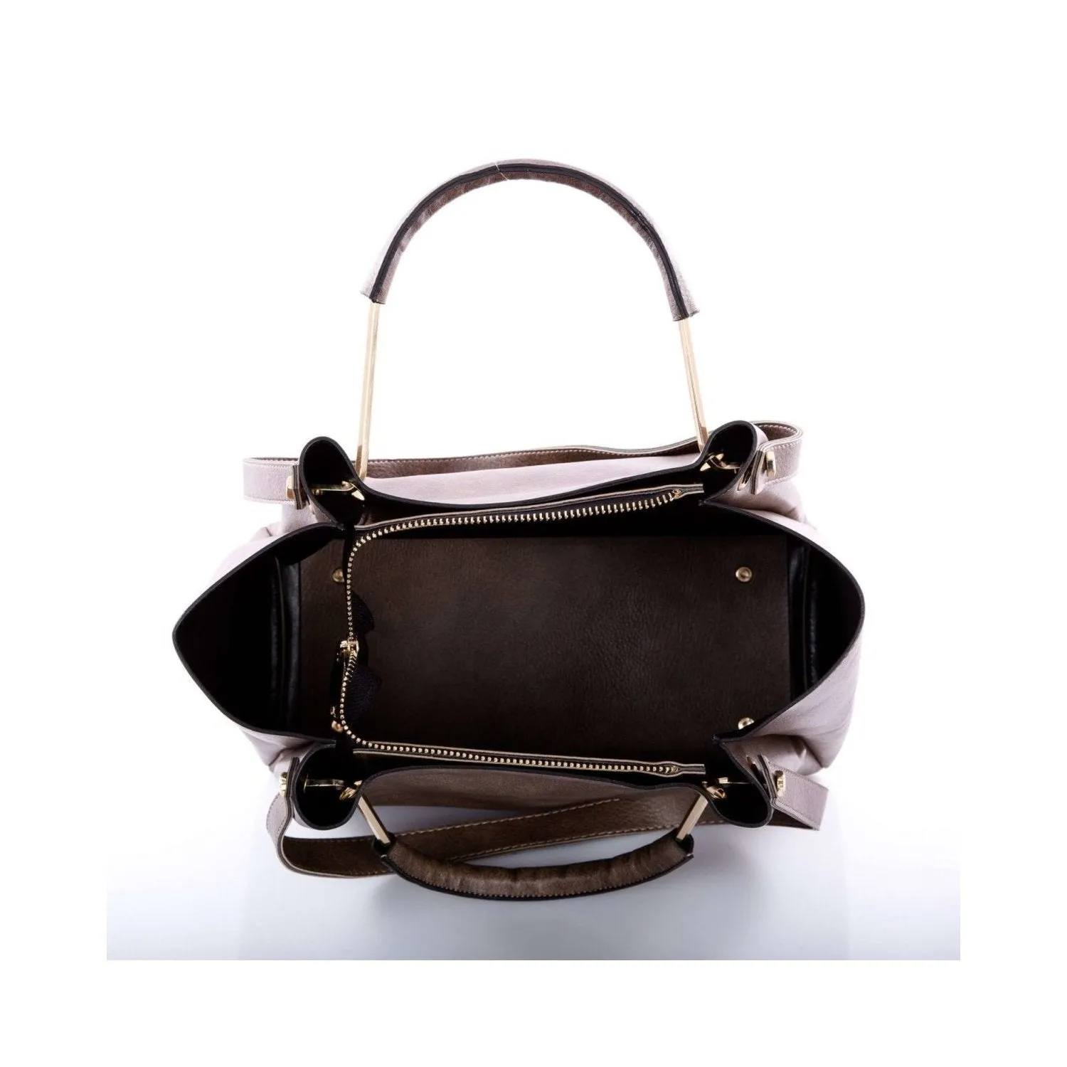 Stylish Faux Leather Hand and Shoulder Bag