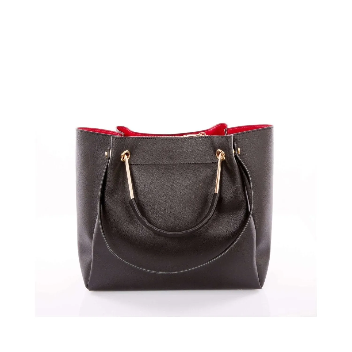 Stylish Faux Leather Hand and Shoulder Bag