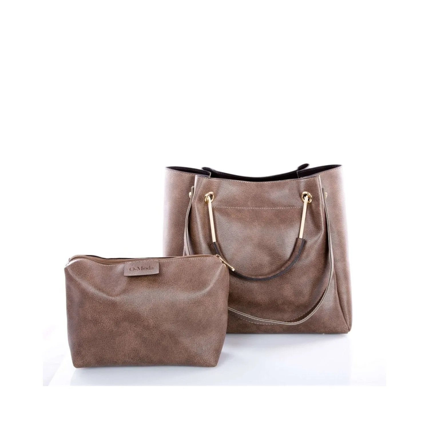 Stylish Faux Leather Hand and Shoulder Bag