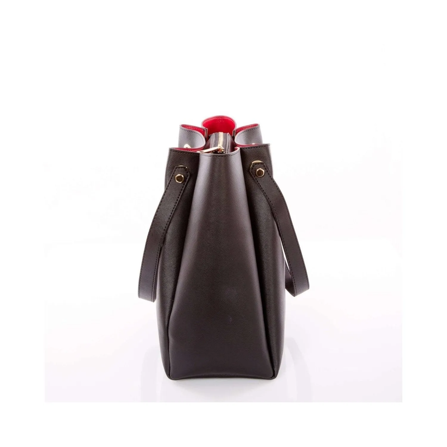 Stylish Faux Leather Hand and Shoulder Bag