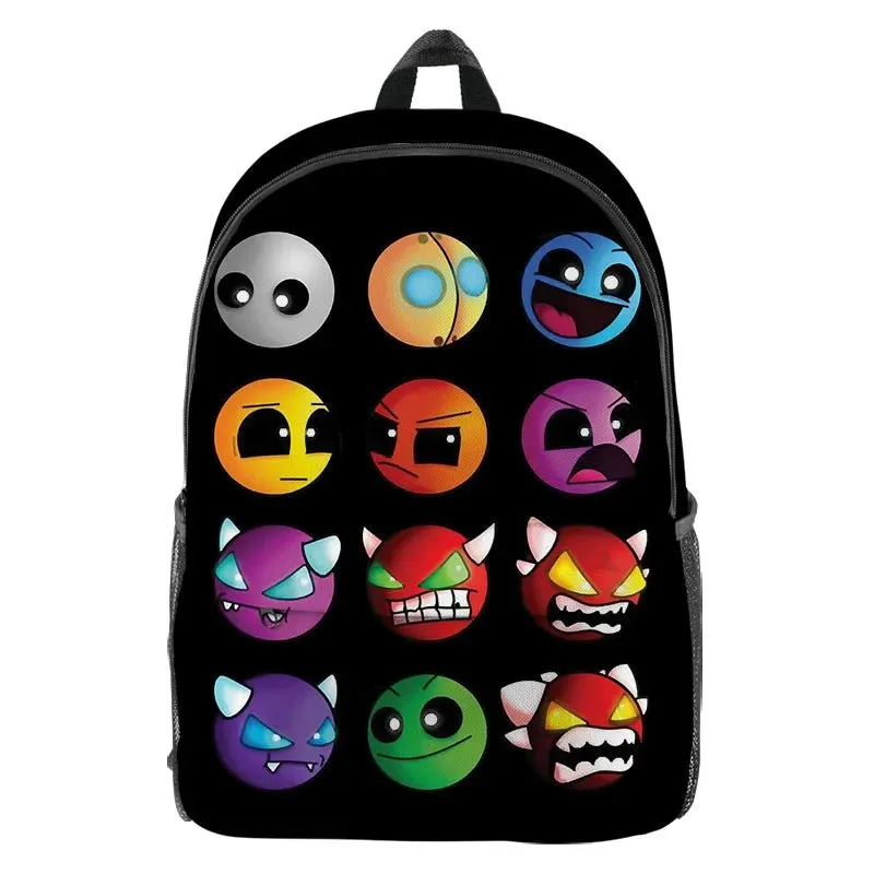 Stylish Game Geometry Dash Backpack