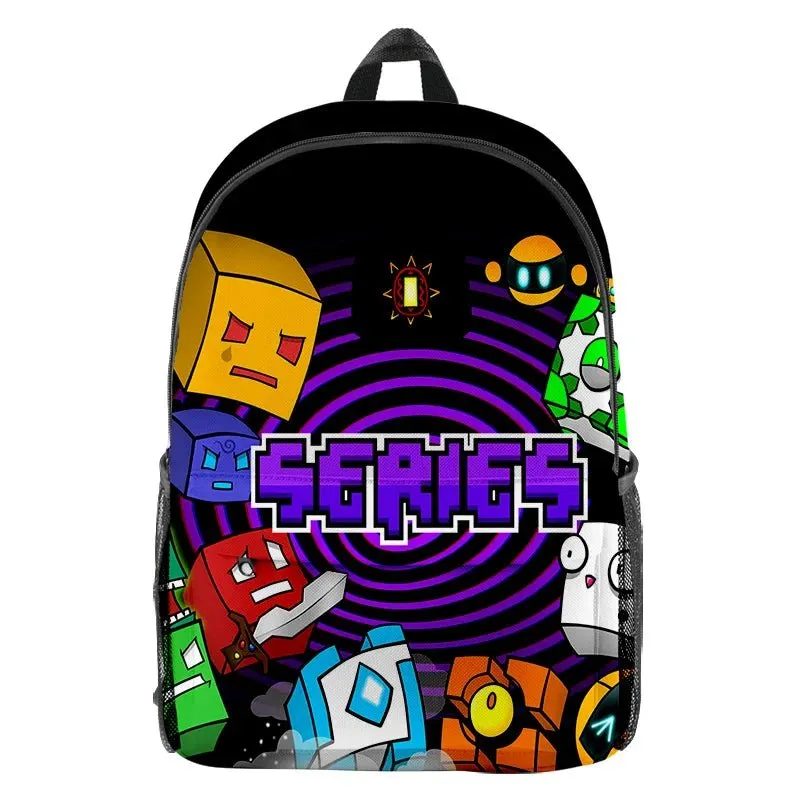 Stylish Game Geometry Dash Backpack