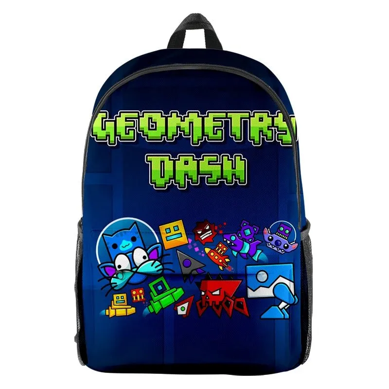 Stylish Game Geometry Dash Backpack