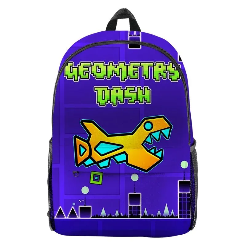 Stylish Game Geometry Dash Backpack