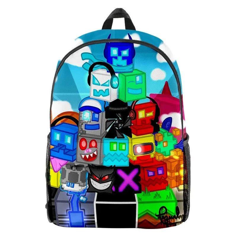 Stylish Game Geometry Dash Backpack