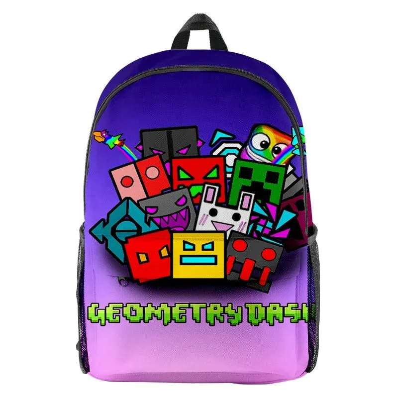 Stylish Game Geometry Dash Backpack