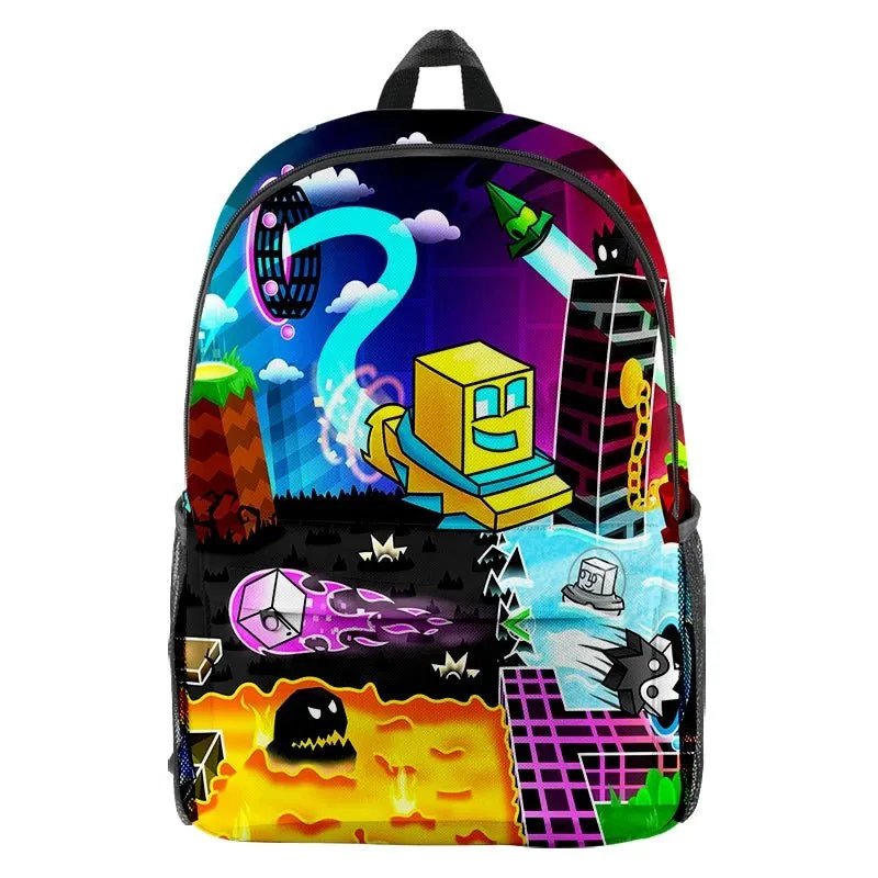 Stylish Game Geometry Dash Backpack