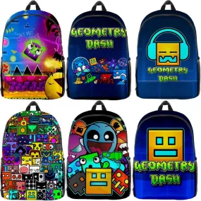 Stylish Game Geometry Dash Backpack