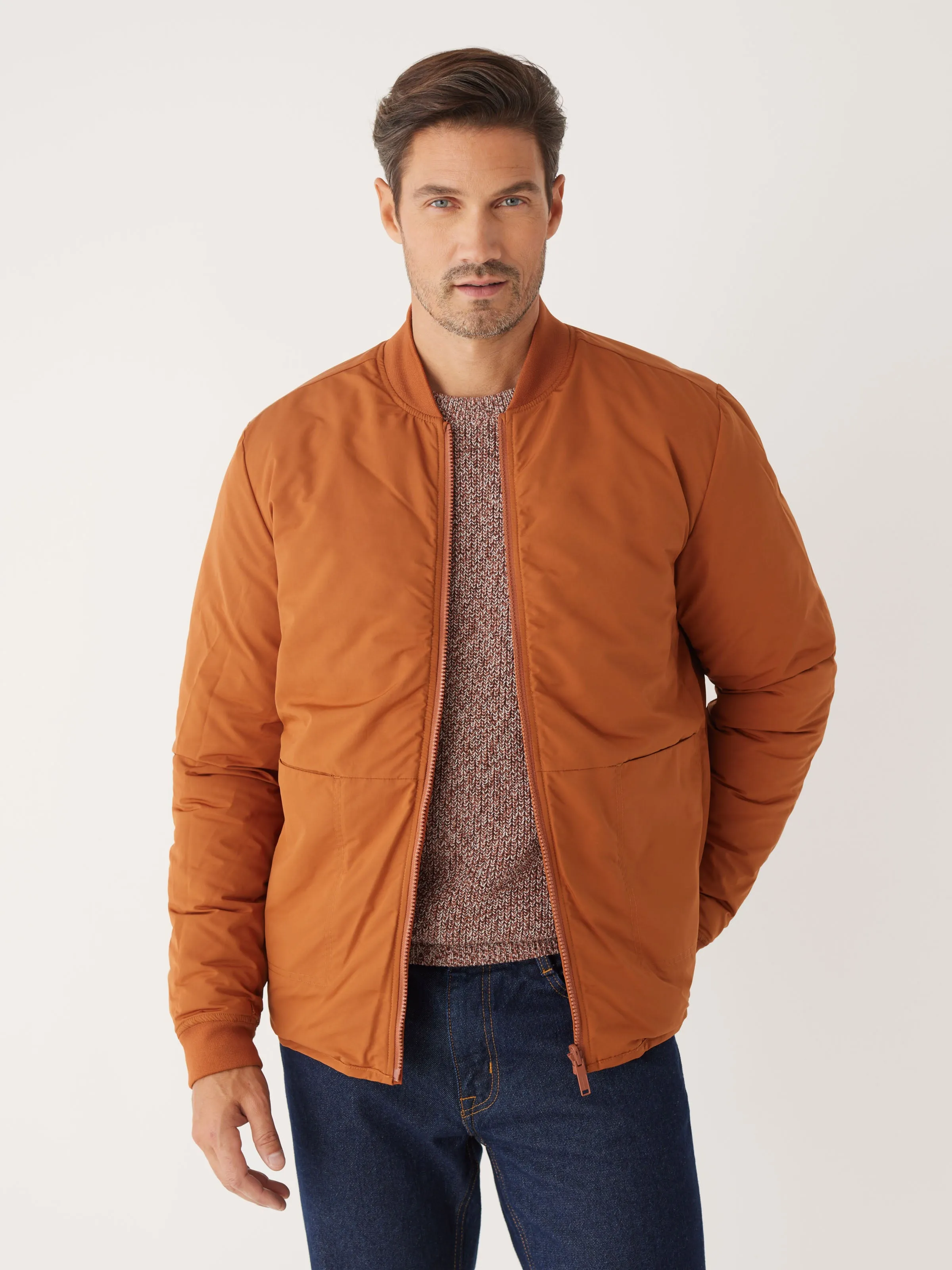 The Skyline Reversible Bomber in Orange