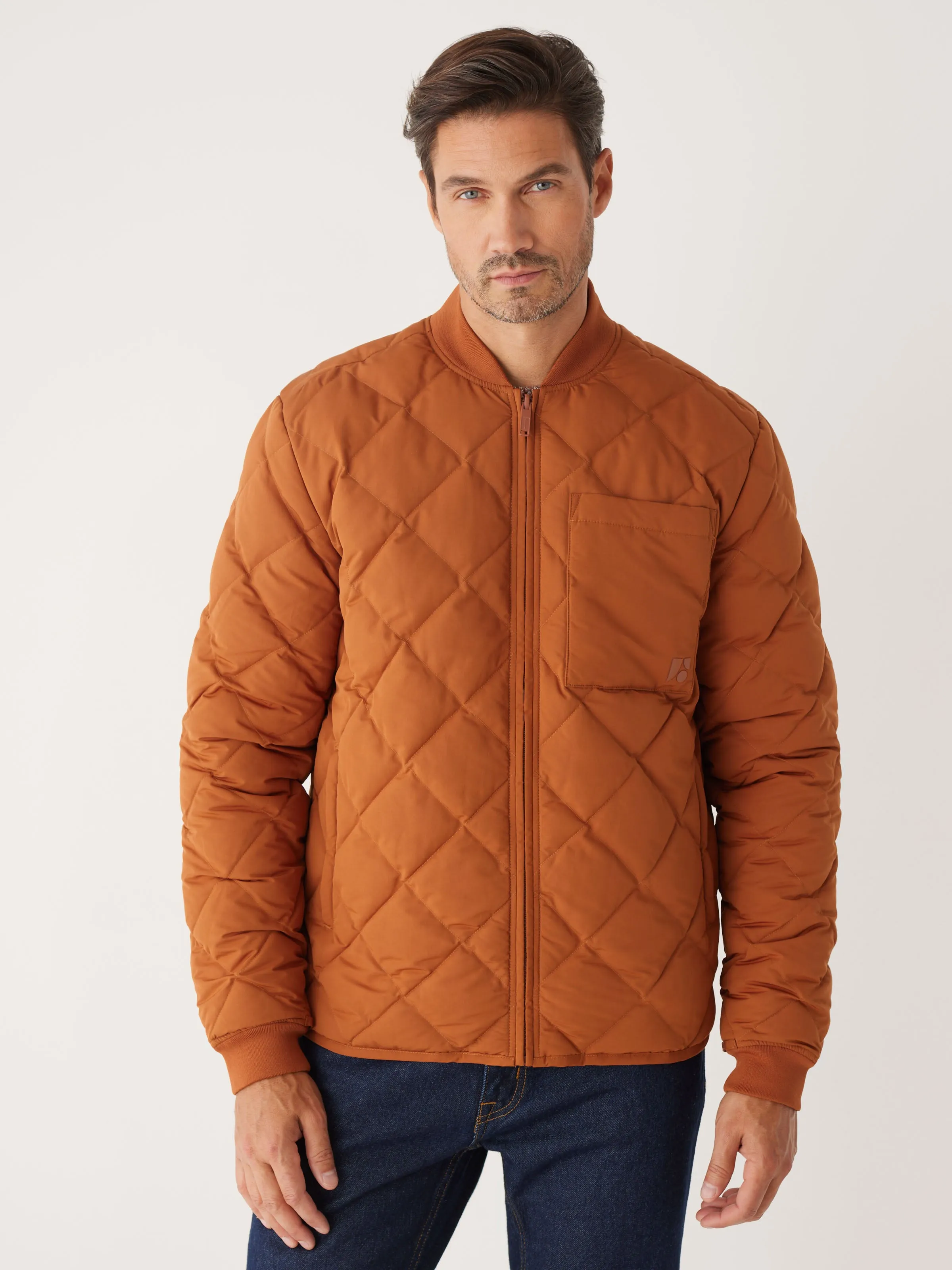 The Skyline Reversible Bomber in Orange