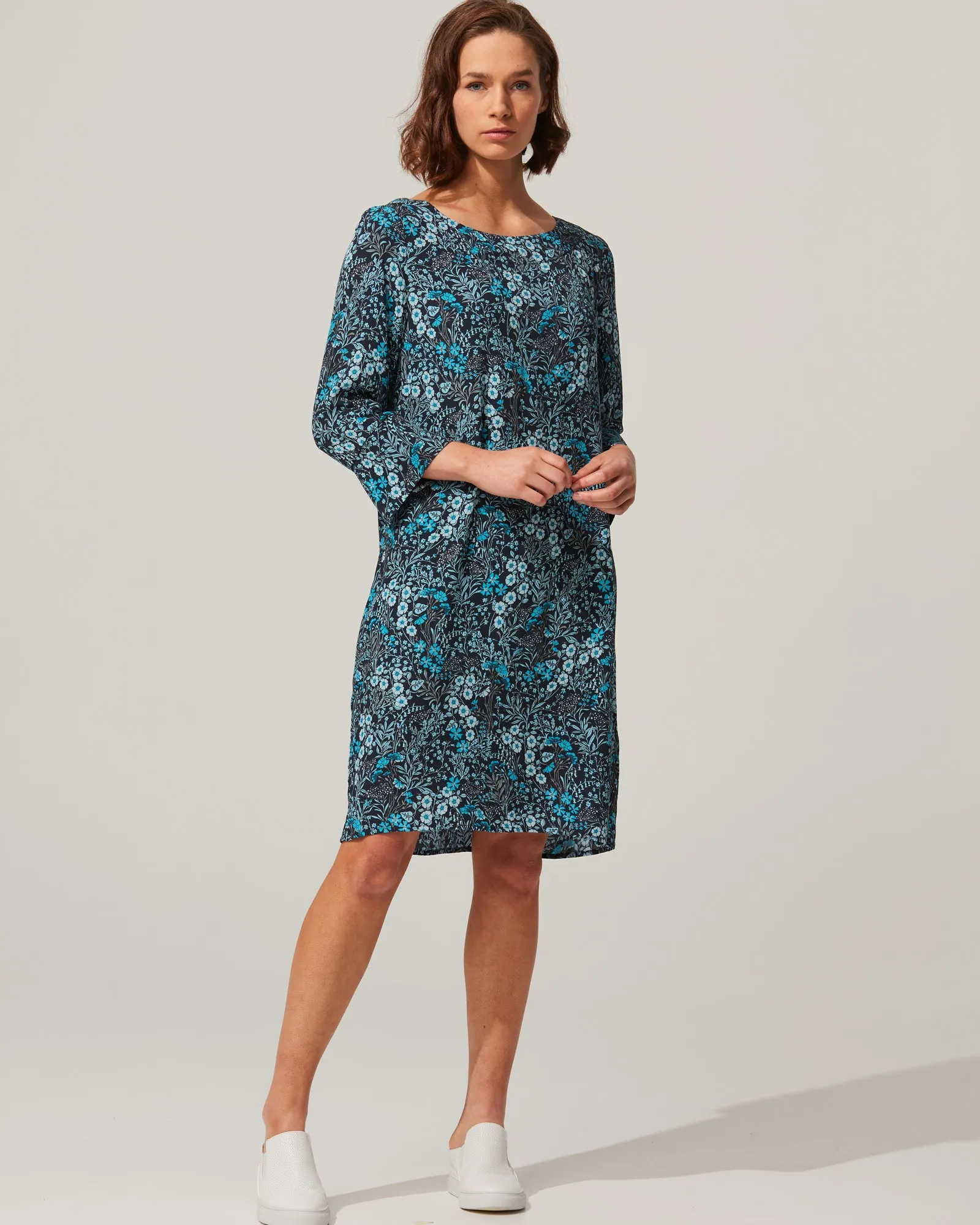 VISCOSE PRINTED DRESS