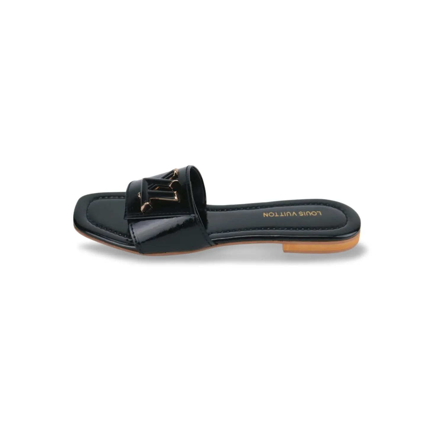 Women's Flat Sandal with Stylish Buckle Detail- 1023