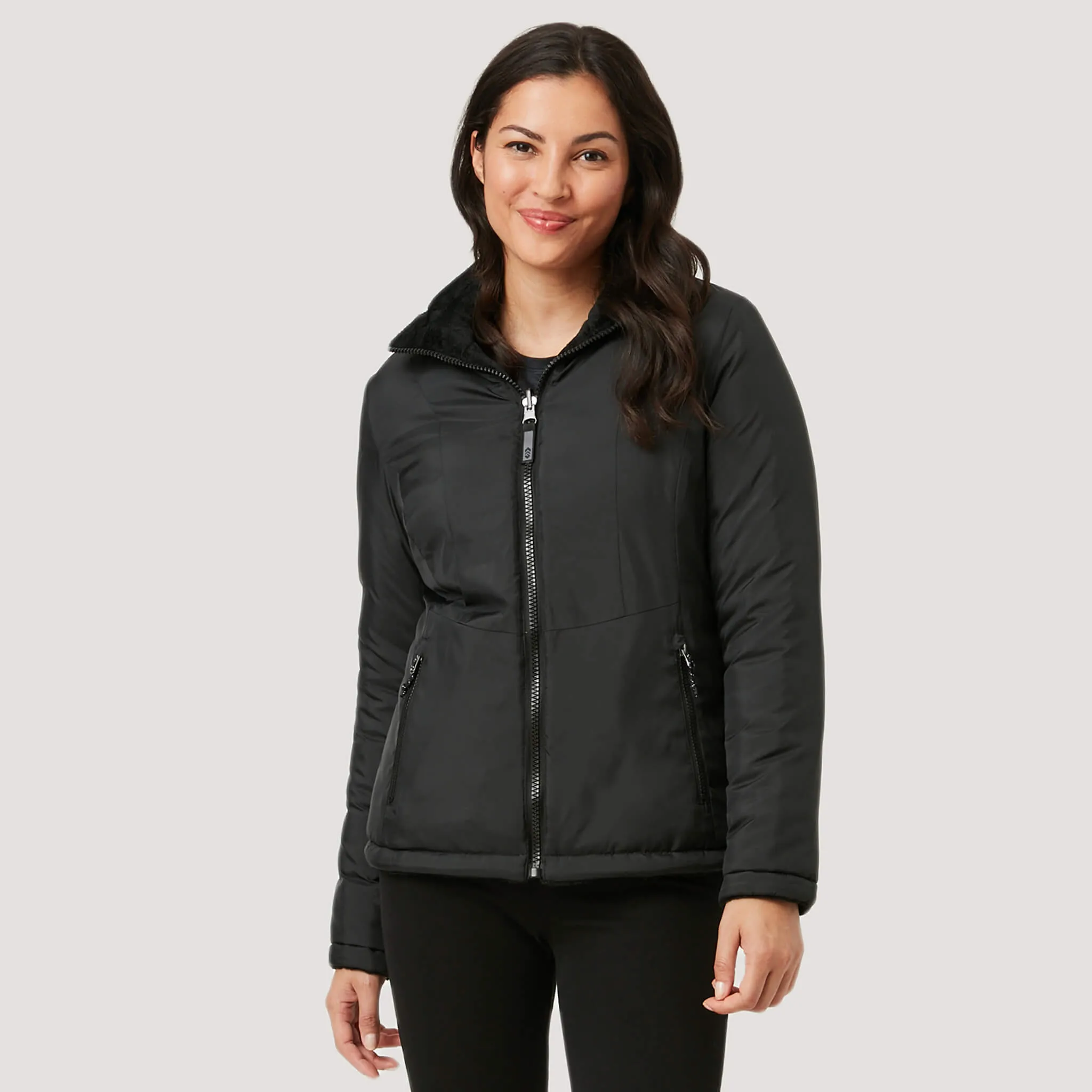 Women's Pile Puffer Reversible Jacket