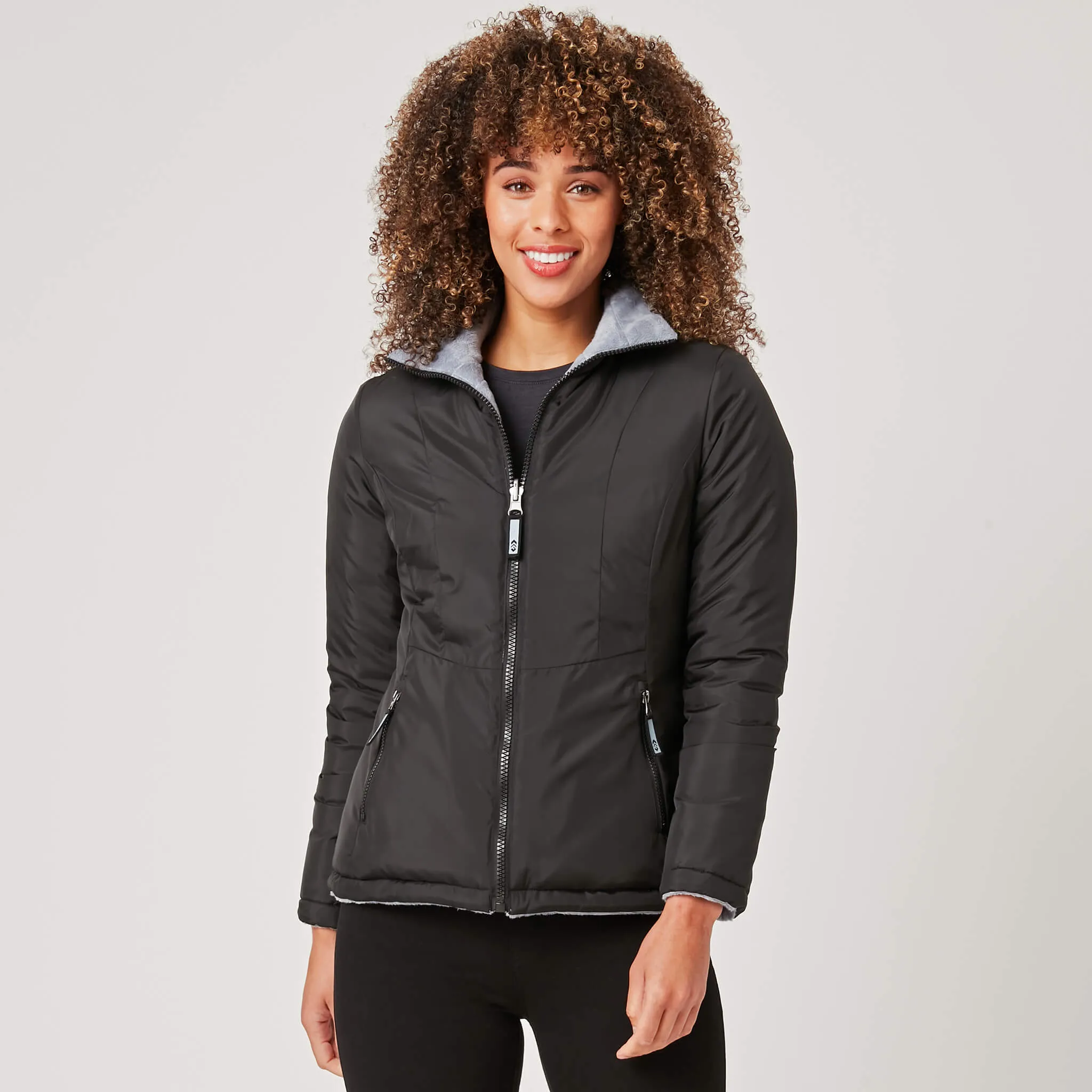 Women's Pile Puffer Reversible Jacket