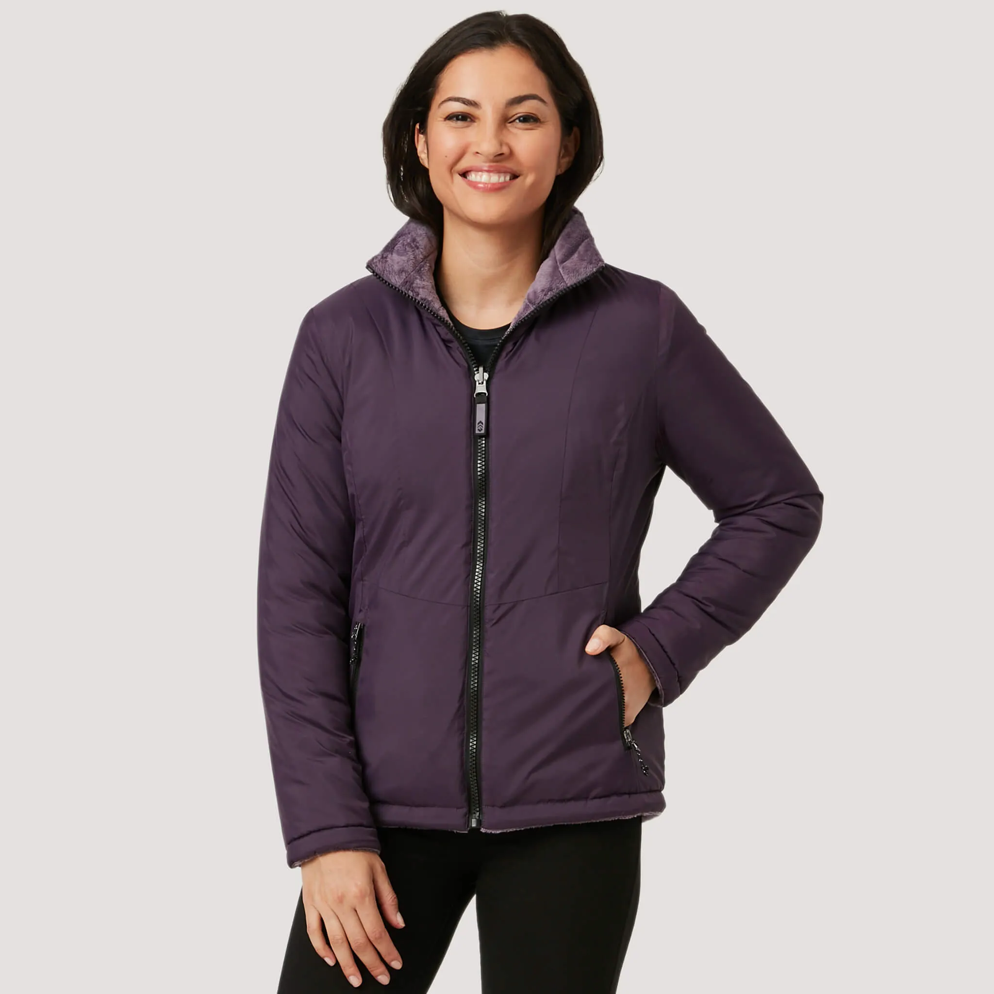 Women's Pile Puffer Reversible Jacket