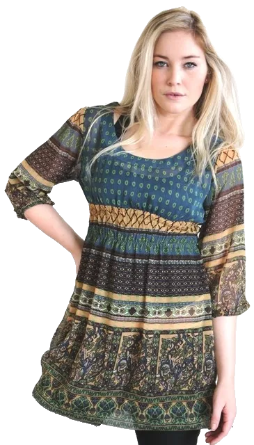 Women's Printed Boho Top