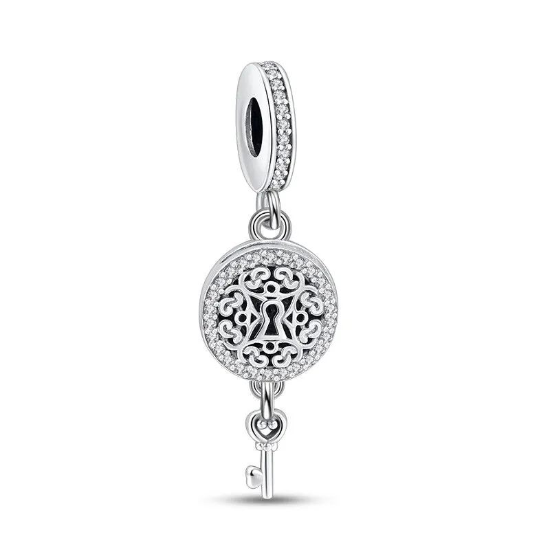 Zircon Stylish Sterling Silver Bead For Women