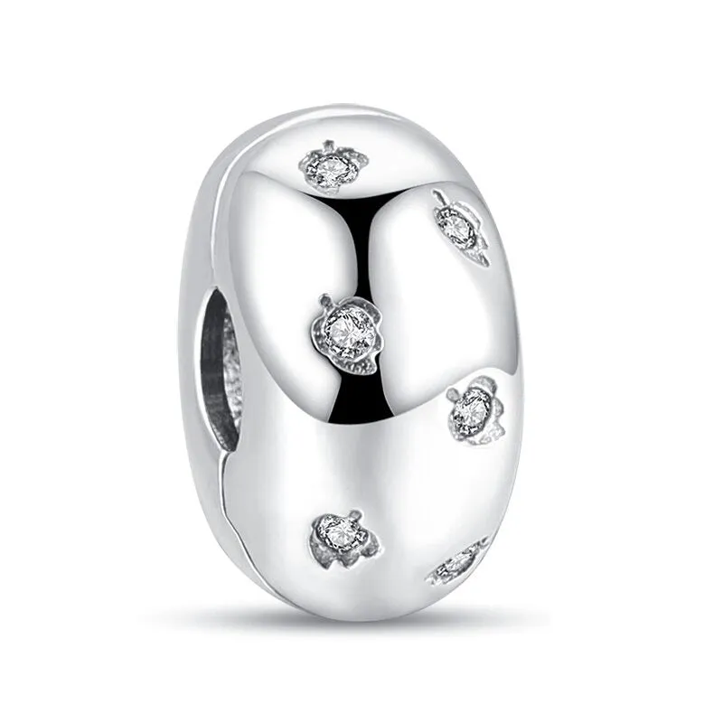 Zircon Stylish Sterling Silver Bead For Women